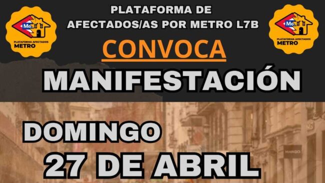 Vecinos de San Fernando de Henares y Coslada vuelven a las calles para exigir soluciones ante la crisis del Metro L7B