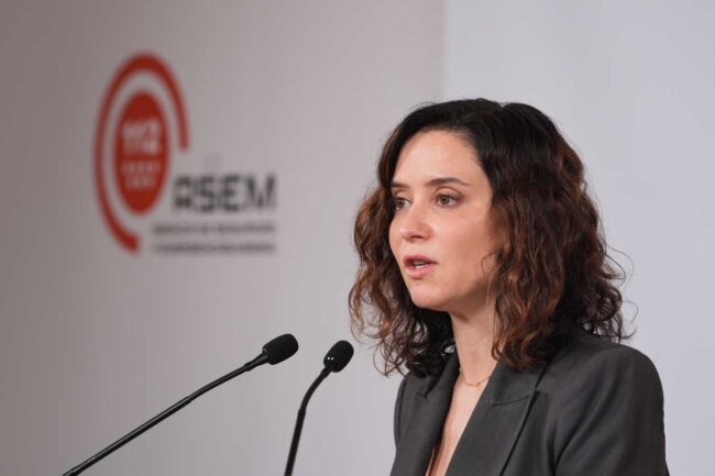 Díaz Ayuso anuncia que el lunes y el martes no computarán para las gestiones administrativas sujetas a plazos por el apagón