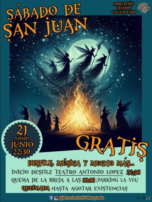Las Hogueras de San Juan regresan a Valleaguado tras 30 años de ausencia
