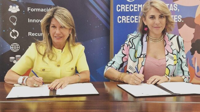EMMU y AEDHE firman un convenio de colaboración para impulsar el liderazgo femenino y el emprendimiento en el Corredor del Henares