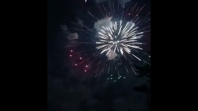 Espectacular castillo de fuegos artificiales en Coslada por sus Fiestas 2025