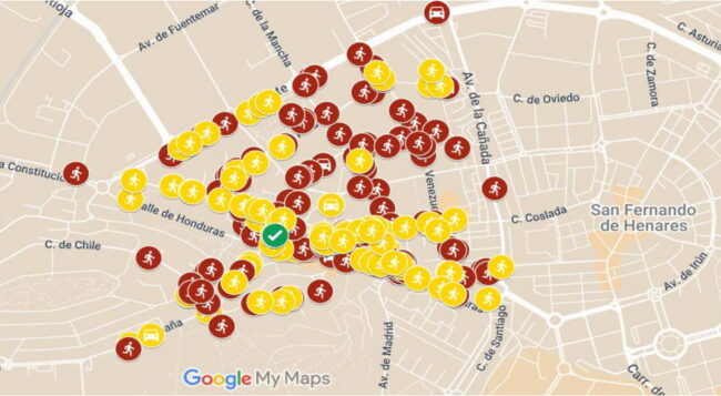 La Asociación de Vecinos de Valleaguado denuncia el abandono de aceras y calzadas en el barrio