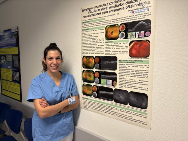 Una profesional del Hospital del Henares, premiada en el Congreso de la Sociedad Española de Enfermería Oftalmológica