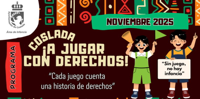 Coslada celebra el Día Universal de la Infancia con el programa ‘¡A Jugar con Derechos!’