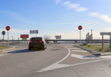 Iniciadas las obras para crear una rotonda en el cruce de la carretera M-214 y la avenida de Marconi