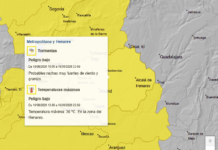 Activado el aviso amarillo por altas temperaturas en Coslada durante todo el fin de semana