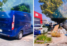 La Policía de Coslada investiga un vertido ilegal de escombros a escasos metros del Punto Limpio